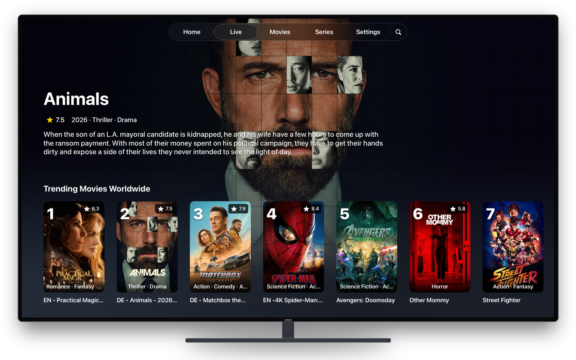 Plus Player Apple TV 1